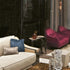Eclectic Sapphire Elegance Side Table*
