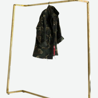 PLIÈ Brass Coat Rack**