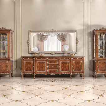 Timeless Noble Etiquette Grand Wall Mirror – Italian Baroque Luxury*
