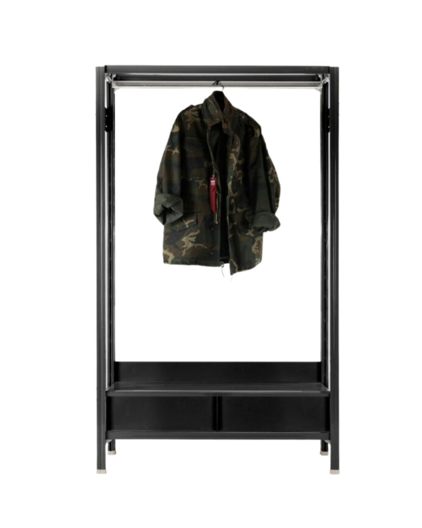 Sleek Storage with Garment Display