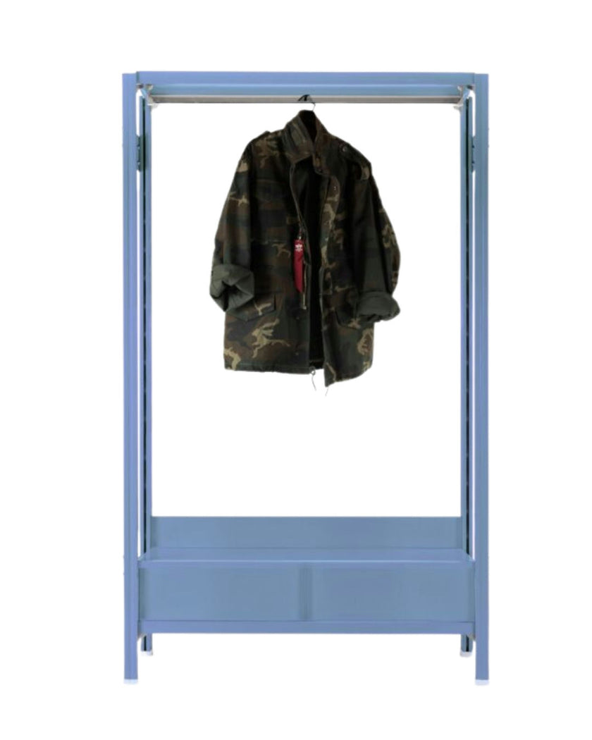 Sleek Storage with Garment Display