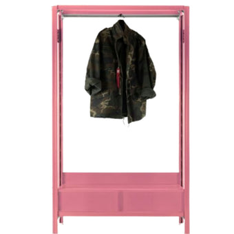Sleek Storage with Garment Display