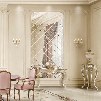 Timeless Noble Etiquette Silver Console Table*