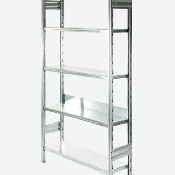 Sistema Milano – Galvanized Shelving**