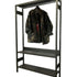 Forest Industrial Wardrobe – Streamlined Storage with Sculptural Presence