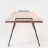 Strato Table – Laminated Beech and Powder-Coated Steel**