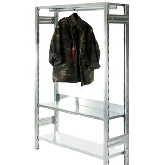 Galvanized Steel Clothing Display Shelf