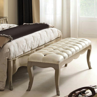 Prestige Rococo Inspired Contemporary Bed Bench*