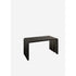 Runway Bench – Minimalist Sculptural Design in Black Powder-Coated Steel**