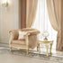 Timeless Regal Wood Inlaid Round Side Table*