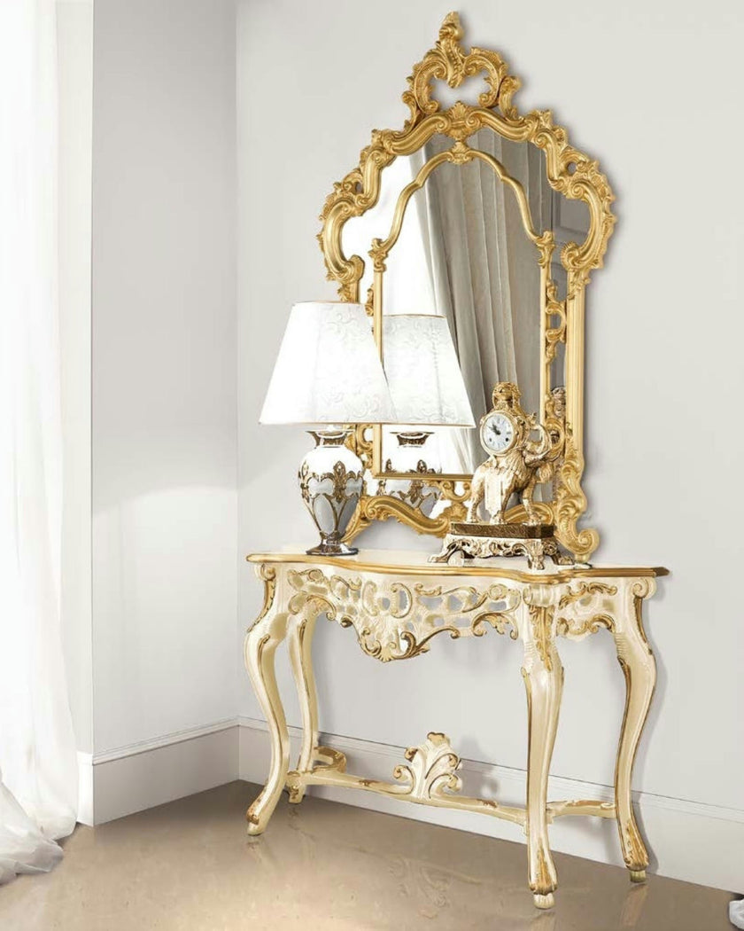 Heritage Shaped Baroque Gilded Wall Mirror*
