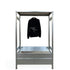 Galvanized Steel Wardrobe with Bottom Drawers – Durable Design, Refined Function