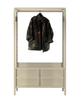 Metal Wardrobe with Drawers