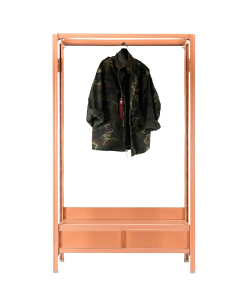 Sleek Storage with Garment Display