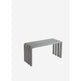 Runway Bench – Minimalist Sculptural Design in Black Powder-Coated Steel**