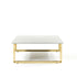 FLEX Low Table – Brass & Wood Minimalist Sculpture**