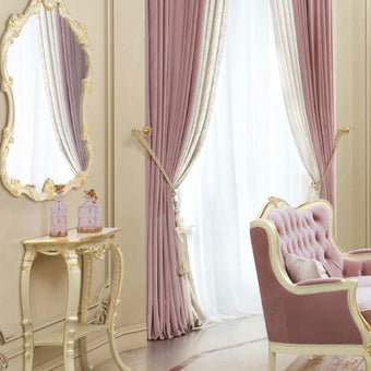 Timeless Noble Etiquette Slim Console Table – Ivory & Gold Italian Elegance*