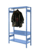 Forest Industrial Wardrobe – Streamlined Storage with Sculptural Presence